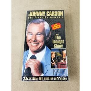 Johnny Carson VHS The Tonight Show 1990 New Sealed The King of Late Night Vtg